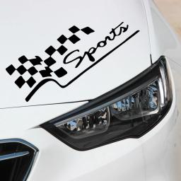 Bandeira de Esportes de Corrida de Carros Adesivo, Vinil Reflexivo, Criativo, Engraçado, Auto Decalques, Motocicleta, Car-Styling - Image 3