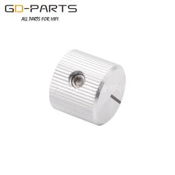 Botão potenciômetro de Volume de alumínio completo para guitarra HiFi Audio, amplificador, Pedal de Efeito AMP, Rádio DAC, sólido, 6,4mm, 1/4 ", 15x12,5mm, 1Pc - Image 5