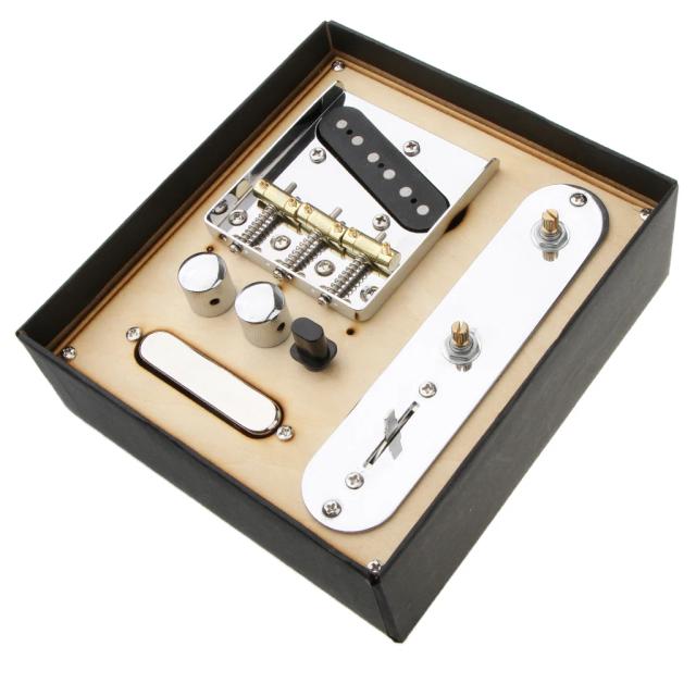Captador de Pescoço para Guitarra Elétrica com Kit de Placa de Ponte para Telecaster - Som Ideal para Seus Riffs