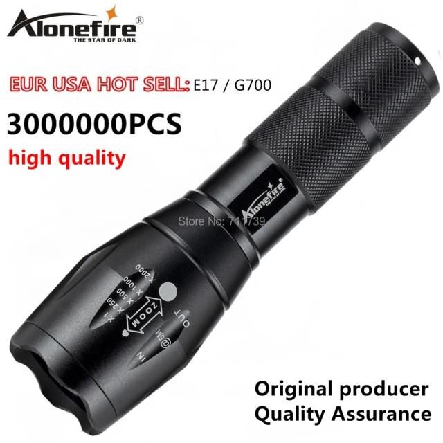Lanterna LED Recarregável Ultra Brilhante com Zoom - Tocha T6/L2/V6 Ideal para Acampamento e Aventuras ao Ar Livre