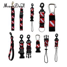 Magideal barbatanas máscara câmera luz keeper webbing correia para mergulho subaquático natação bcd - Image 1