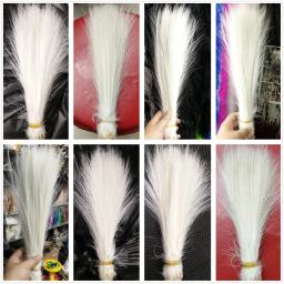 Penas de seda brancas egret, em tamanhos variados de 4-18 polegadas/10-45 cm, design perfeito para casamento, faça você mesmo, grande variedade de decoração - Image 1