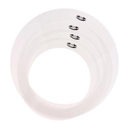 Perfeito lan 4 pacotes de silenciador de tambor, anéis de amortecimento, controle de tom 10 ''12'' 14 ''16'' para conjunto de acessórios para tambor - Image 1