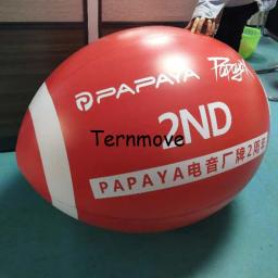 Bola de rugby de praia inflável réplica gigante publicidade futebol americano, grande inflável decoração de balão para o jogo de rugby - Image 2