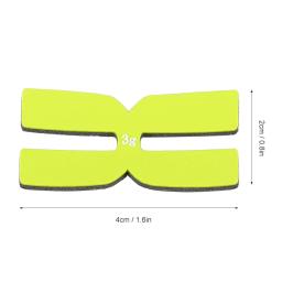Fitas de silicone para raquete de tênis, 6 peças, 3g, para equilíbrio e peso, acessórios para raquete de tênis - Image 5