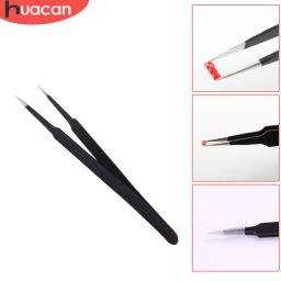 Acessórios de pintura diamante pinças de excelente qualidade em linha reta aço inoxidável industrial anti-estático pinças ferramentas de costura - Image 1