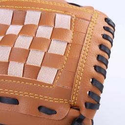 Conjunto de beisebol e brinquedos para atividades ao ar livre, conjunto de beisebol com bolsa, bastão de madeira e liga de alumínio, luva de couro pu, brinquedo macio de 9 polegadas - Image 5
