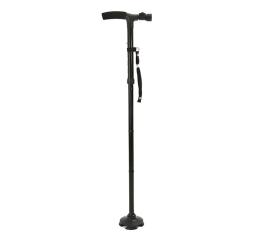Folding T-Handle Trekking Poles, Bastão de Luz LED, Iluminado, Velho Caminhadas, Bengala para Idosos, Bastones, 1 Pc - Image 1