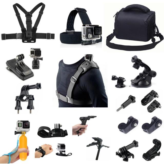 Kit Universal de Acessórios para Câmeras de Ação GoPro e Sony X1000/X3000