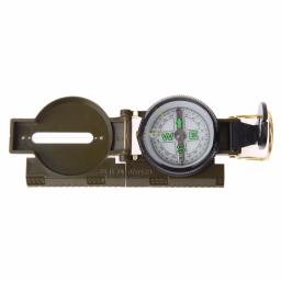 Portátil relógio tático dobrável lente bússola verde do exército acampamento ao ar livre bússola kit tático militar bolso bussola kompas - Image 1