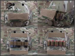 Eden-airsoft bolsa para combate paintball, acessório capacete, contrapeso traseiro rápido - Image 6