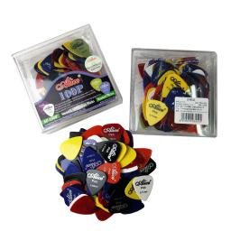 Paletas para guitarra 100 alice, macias abs misturadas 100 peças ap100p modelos com caixa palheta para guitarra, acessórios partes - Image 1