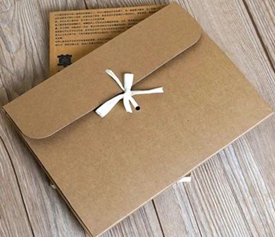 Caixa de Papel Kraft Grande para Embalagem de Lenço de Seda e Presentes - Ideal para Casamento e Livros