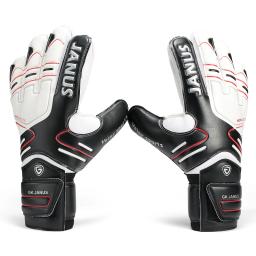 Janus luvas profissional de goleiro, luva com proteção de dedo, látex reforçado, futebol americano, goleiro - Image 3