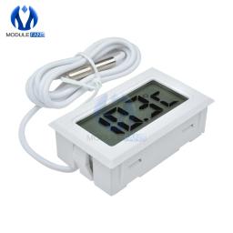 Mini termômetro digital com tela lcd, sonda de exibição lcd para termômetro, termômetro e congelador de geladeira, kit para aquário de geladeira, 1m/3m/5m - Image 4
