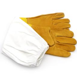 Luvas de proteção, Rede de pele de cabra ventilada, Mangas compridas, Equipamentos e ferramentas, 1 par - Image 2
