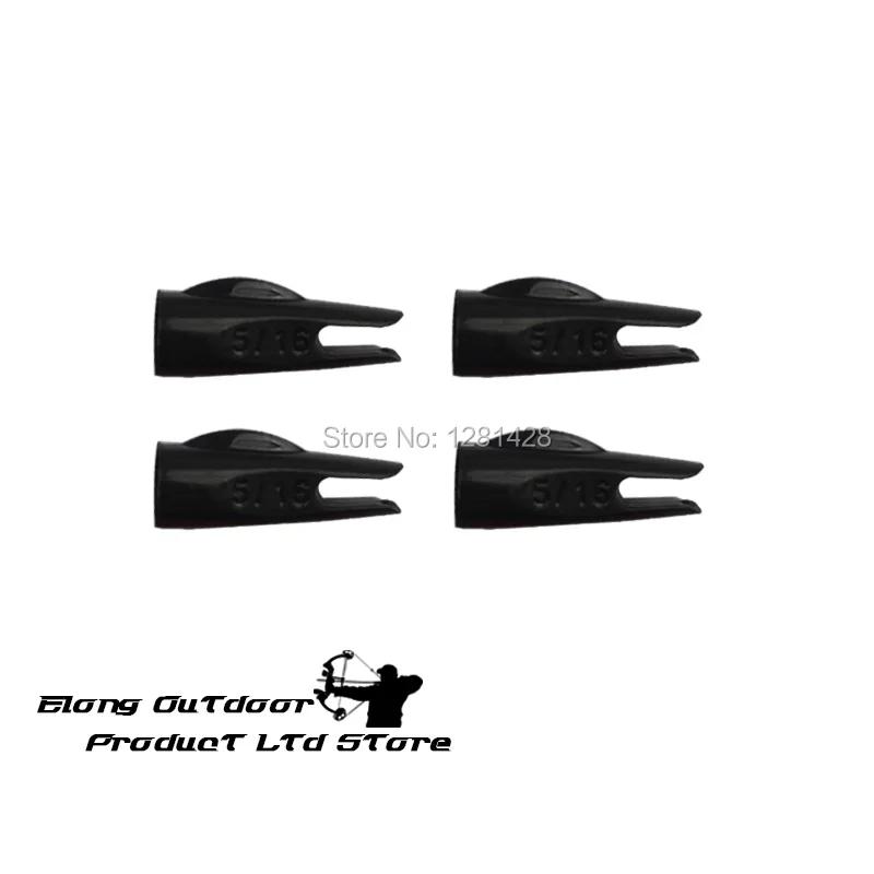 100 Pcs 5/16 Seta De Madeira Bater para Nocks Setas Flecha de Caça Tiro Com Arco Arco Ao Ar Livre Frete Grátis para 8mm Madeira eixo - Image 1