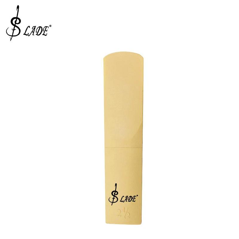 Slade palhetas para saxofone de bambu, acessórios para instrumento de sopro alto saxofone com resistência de resina 2.5, 4 cores opcionais - Image 1