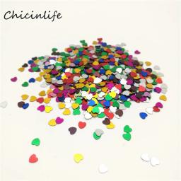 Chicnlife confete decorativo para festa, estrelas para casamento, coração, confete de mesa, 1000 para decoração de festa de aniversário - Image 3