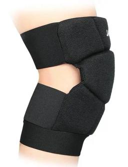 Ja560 protetor de joelho almofadas goleiro futebol vôlei dança treinamento kneecap protetor engrenagem 1 peça novo preto - Image 4