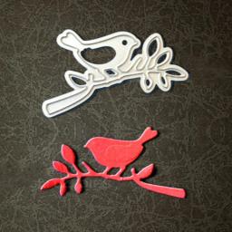 Molde de corte para aves em ramos, forma de metal para corte de fustela, scrapbooking - Image 5