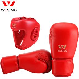 Wesing-conjunto de luvas de proteção para boxe, equipamento de proteção para competição, treino e boxe - Image 1