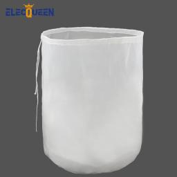 Sacola de filtro de fabricação de cerveja, 38x45cm, reutilizável, malha de nylon, filtro de comida, sacola de fermentação de grão para fazer vinho, fabricação de cerveja em casa, filtro de tipo balde - Image 1