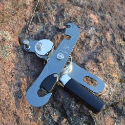 XINDA-Professional Escalada Descida PARAR, Handle-Control Rapel Device, Downhill Descender, Rapel de Freio - Image 3