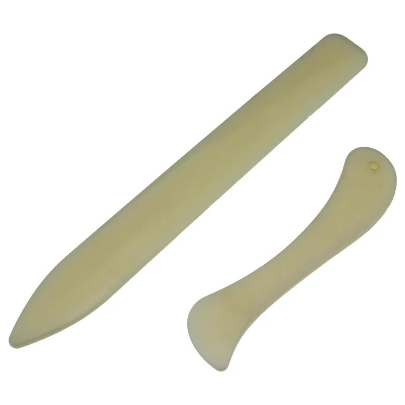 Ferramentas de costura artesanal portátil de couro natural, acessório de costura dobrável com bordas de vinco - Image 1