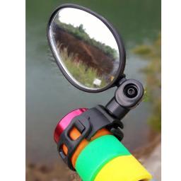 Girar o espelho traseiro da bicicleta, guidão grande angular, espelho retrovisor para bicicleta, MTB, acessórios de ciclismo, 360 graus - Image 6
