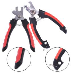 Cortador de unhas profissional para animais de estimação, tesoura de aço inoxidável para tosa de pets, cães e gatos com bloqueio tamanho s m - Image 3