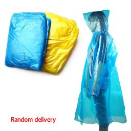 Impermeável de plástico portátil para acampar, Impermeável para caminhadas e montanhismo, Casaco de chuva de emergência, Equipamento de atividade externa - Image 2