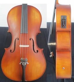 Violoncelo elétrico cor marrom 4/4, violoncelo acústico 4/4 - Image 1