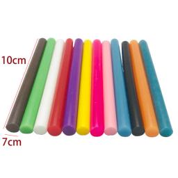 Bastões de cola quente 50 peças, 7mm colorido para pistola de cola elétrica carro áudio artesanato reparos varas de vedação adesivo cera vara - Image 5
