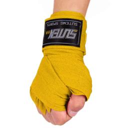 Protetor De Pulso De Algodão Premium, Bandagem De Boxe, Envoltório De Mão Sanda, Largura 5cm, 2.5m, 1 Par - Image 5