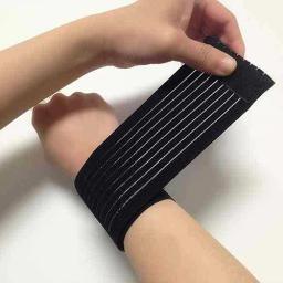 Esporte elástico bandagem náilon suporte de pulso bracer pulseira ajustável suporte de cinta portátil para atividade ao ar livre - Image 6