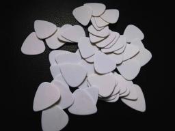 Palhetas, 10 peças, 0,71mm, acessórios musicais, branco - Image 2