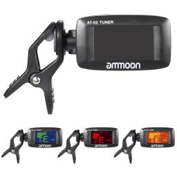 Ammoon-afinador digital at-02, equipamento de alta qualidade, universal, elétrico, afinador para violão, baixo, cromático, violino - Image 6
