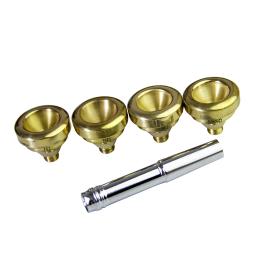 MUKU-Bocal de Trompete com Caixa, Acessórios de Trompete, Instrumento Musical, Dourado, Cobre, Tamanho 3C, 1-1, 2C, 7C, 5C, 3C - Image 2