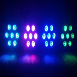 Shehds-luzes de led para palco, 7x12w, rgbw, com dmx512, 4 em 1, efeito de luz para dj, discoteca, festa, equipamento de palco - Image 6
