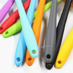 (3 pçs/lote) tamanho Grande totalmente espatula Silicone espátula de silicone Raspador de padaria para a cozinha cozinhar ferramentas cores aleatórias - Image 5