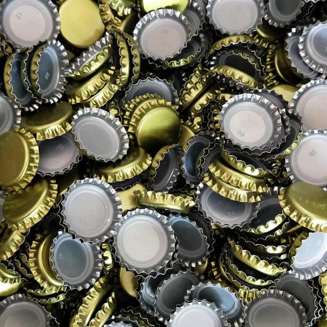Acessórios Essenciais para Cervejeiros: Tampas Metálicas e Vedações para Garrafas de Cerveja e Vinho com 100 Espaços 