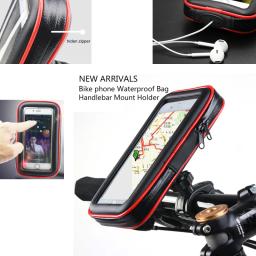 Suporte do telefone de bicicleta e motocicleta, estojo de tela sensível ao toque da bicicleta, bolsa para Samsung Galaxy S24 S23 Ultra S22 Plus S21 S20 FE A55 A54 A53 A52 - Image 1