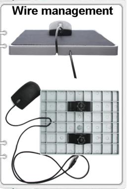 Suporte para teclado e tablet, ferramenta multifunção, com borda de movimento completo, lateral da mesa, cadeira, suporte para mouse - Image 5