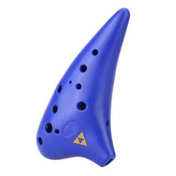 Alta qualidade 12 buracos de plástico ocarina flauta alto c instrumento musical com música pontuação para o amante da música e iniciante - Image 3