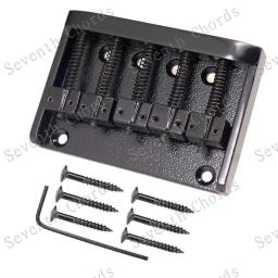 Conjunto de 5 cordas ponte cromada para baixo, acessórios para peças de instrumentos musicais - Image 4