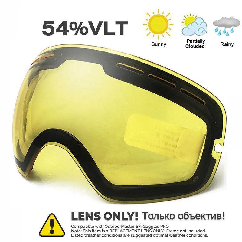 Óculos de esqui, óculos para esportes de neve de inverno com proteção UV antiembaçante para homens, mulheres, jovens, lentes intercambiáveis - Óculos premium - Image 1