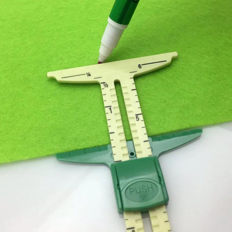 5 em 1 costura régua com medição nome, ferramenta de costura, patchwork régua, acessórios (dois tamanho escolher) - Image 1