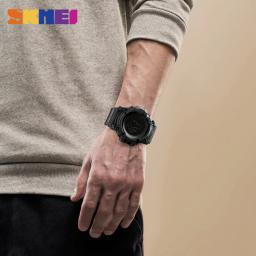 Skmei-Relógio esportivo multifuncional masculino, bússola de pressão, altímetro, Weather Tracker, relógios de pulso digitais impermeáveis - Image 3
