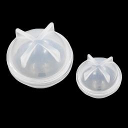 Behogar moldes redondos de resina de silicone, 5 peças, tamanhos diferentes, para artesanato diy, fazer joias, domo, anéis, bola de chocolate - Image 2